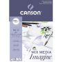 Blok szkicowy Canson Mix Media Imagine A5/50/200g biały - 2
